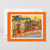 Grüße aus Florida Postkarte (Vorne/Hinten)