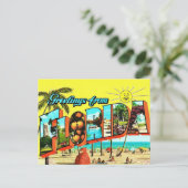 Grüße aus Florida Postkarte (Stehend Vorderseite)