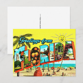 Grüße aus Florida Postkarte