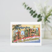 Grüße aus Florida Postkarte (Stehend Vorderseite)