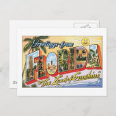 Grüße aus Florida Postkarte (Vorne/Hinten)
