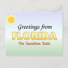 Grüße aus Florida Postkarte