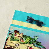 Grüße aus Florida Strandtuch (Beispiel)