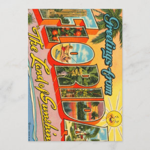 Grüße aus Florida Vintage Postkarte
