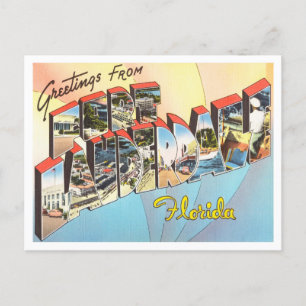 Grüße aus Fort Lauderdale, Florida Reise Postkarte