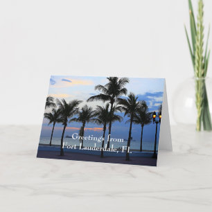 Grüße aus Fort Lauderdale Karte