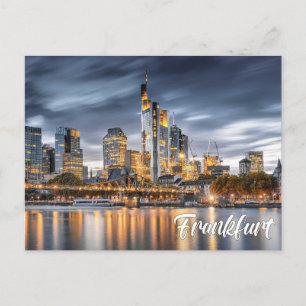 Grüße aus Frankfurt, Deutschland Postkarte