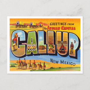 Grüße aus Gallup, New Mexico Reise Postkarte