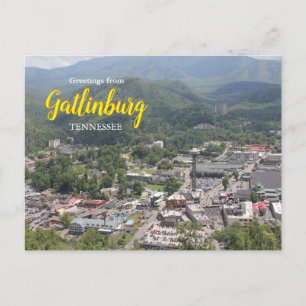 Grüße aus Gatlinburg Tennessee Postkarte  
