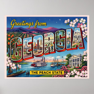 Grüße aus Georgia Poster