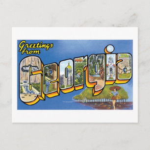 Grüße aus Georgien! Postkarte