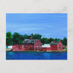 Grüße aus Gloucester, MA Postkarte
