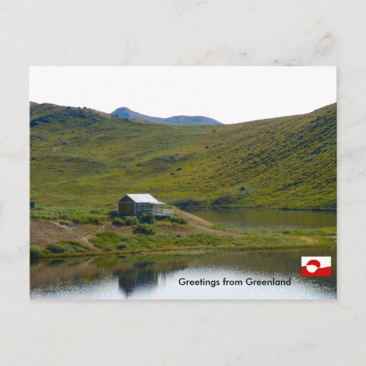 Grüße aus Grönland 4 Postkarte (Vorderseite)