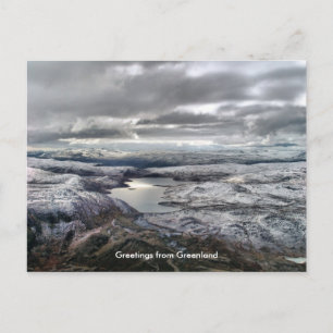Grüße aus Grönland 6 Postkarte
