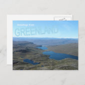 Grüße aus Grönland 7 Postkarte (Vorne/Hinten)