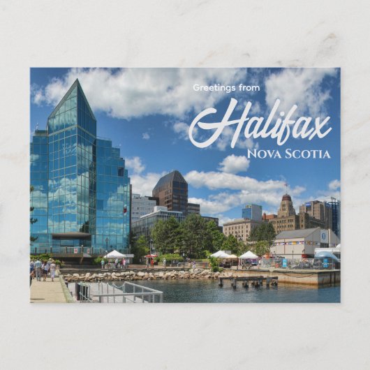 Grüße aus Halifax Nova Scotia Postkarte Kanada (Vorderseite)