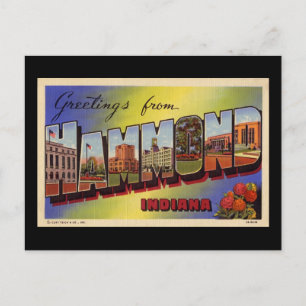 Grüße aus Hammond Indiana Postkarte