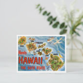 Grüße aus Hawaii Postkarte (Stehend Vorderseite)