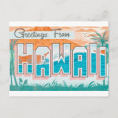 Grüße aus Hawaii Postkarte (Vorderseite)
