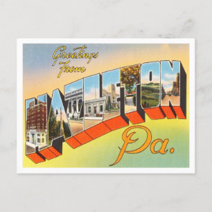 Grüße aus Hazelton, Pennsylvania Reise Postkarte