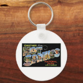 Grüße aus heißen Quellen, Arkansas Schlüsselanhänger (Vorderseite)