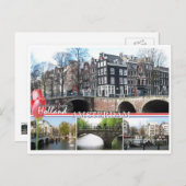 Grüße aus Holland - Amsterdam Postcard Postkarte (Vorne/Hinten)