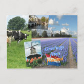 Grüße aus Holland Postkarte (Vorderseite)