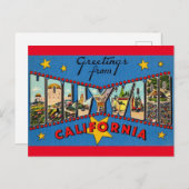 Grüße aus Hollywood Ca. Travel Postcard Postkarte (Vorne/Hinten)