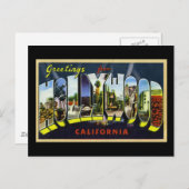 Grüße aus Hollywood California Postkarte (Vorne/Hinten)