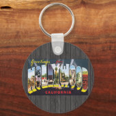 Grüße aus Hollywood California, Vintag Schlüsselanhänger (Vorderseite)