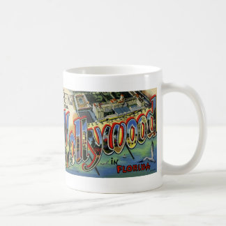 Grüße aus Hollywood FL Vintage Postkarten Tasse
