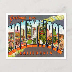 Grüße aus Hollywood, Kalifornien Reise Postkarte