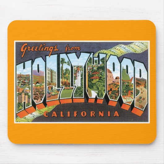 Grüße aus Hollywood! Mousepad (Vorne)