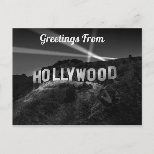 Grüße aus Hollywood Postcard Postkarte (Vorderseite)