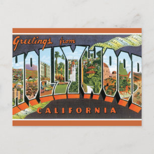 Grüße aus Hollywood Postkarte