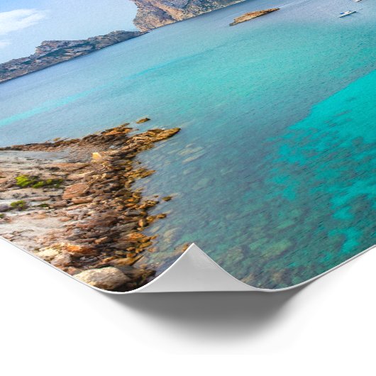 Grüße aus Ibiza Poster (Ecke)