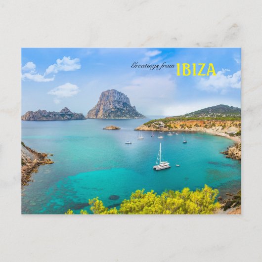 Grüße aus Ibiza Postkarte (Vorderseite)