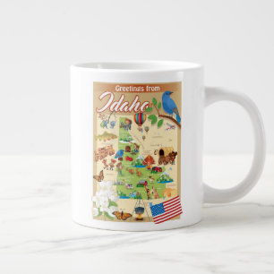 Grüße aus Idaho Jumbo-Tasse