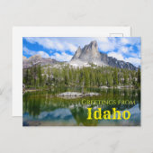 Grüße aus Idaho Landschaftliches Gebirge Postkarte (Vorne/Hinten)