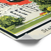 Grüße aus Idaho, Vintag Poster (Ecke)