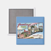 Grüße aus Indiana ! Magnet (Vorderseite/Rückseite)