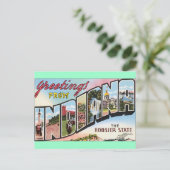 Grüße aus Indiana ! Postkarte (Stehend Vorderseite)