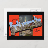 Grüße aus Indianapolis Indiana Postkarte (Vorne/Hinten)