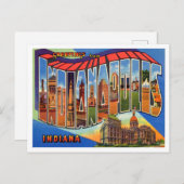 Grüße aus Indianapolis, Indiana Travel Postkarte (Vorne/Hinten)