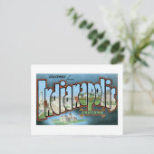 Grüße aus Indianapolis Postkarte (Stehend Vorderseite)
