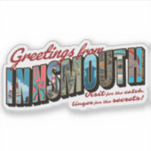 Grüße aus Innsmouth Aufkleber (Vorderseite)
