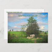 Grüße aus Irland Fotografie Postkarte (Vorne/Hinten)