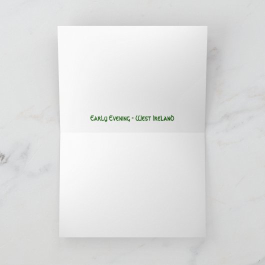 Grüße aus Irland Karte (Innenseite)