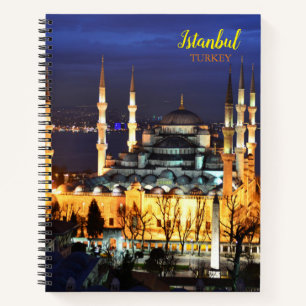 Grüße aus Istanbul Türkei Notebook Notizblock