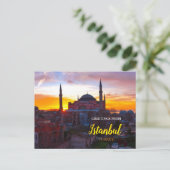 Grüße aus Istanbul Türkei Postcard Postkarte (Stehend Vorderseite)